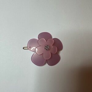 Laurent Olivier Elegant Pink Floral Hair Accessory